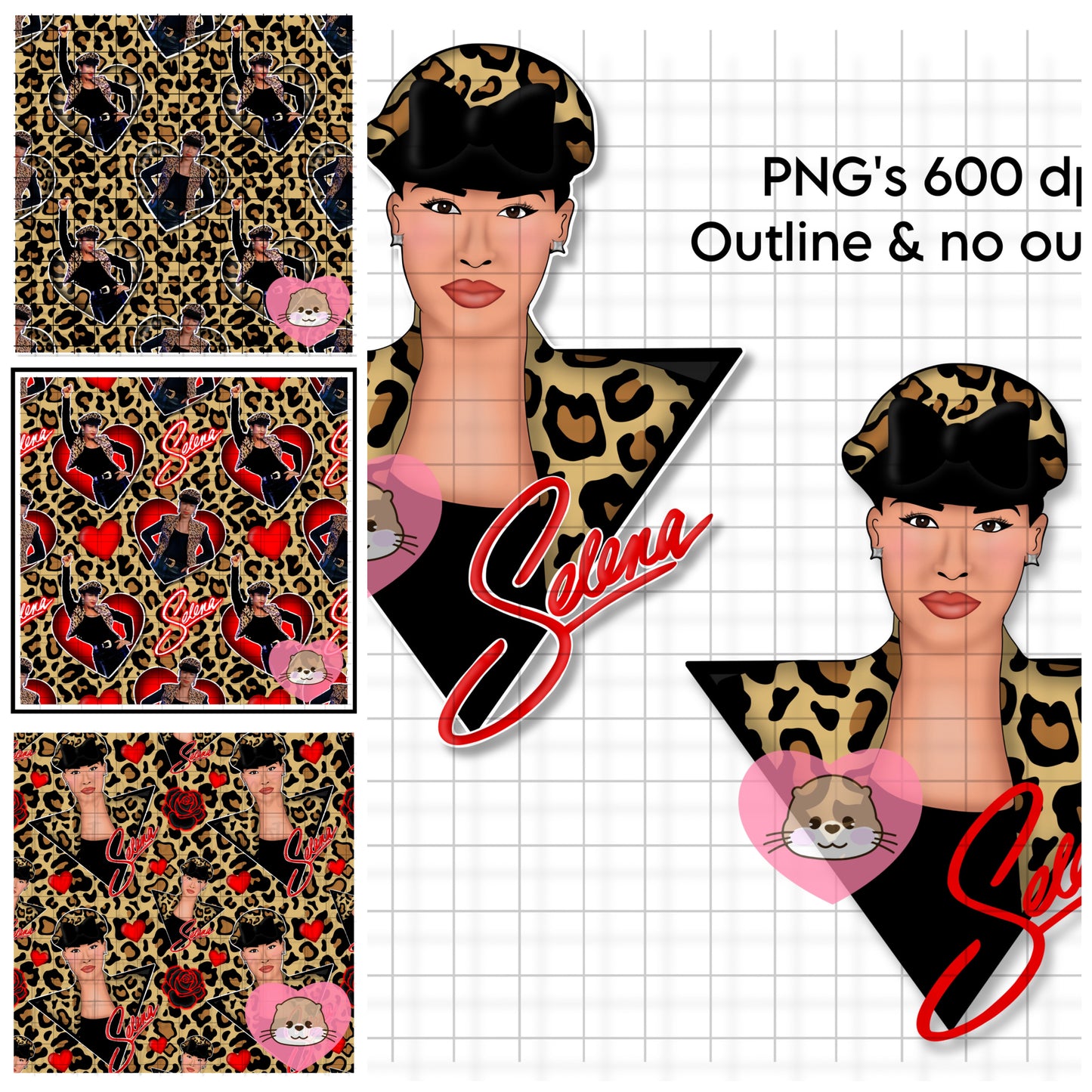 SQ leopard seamless & png