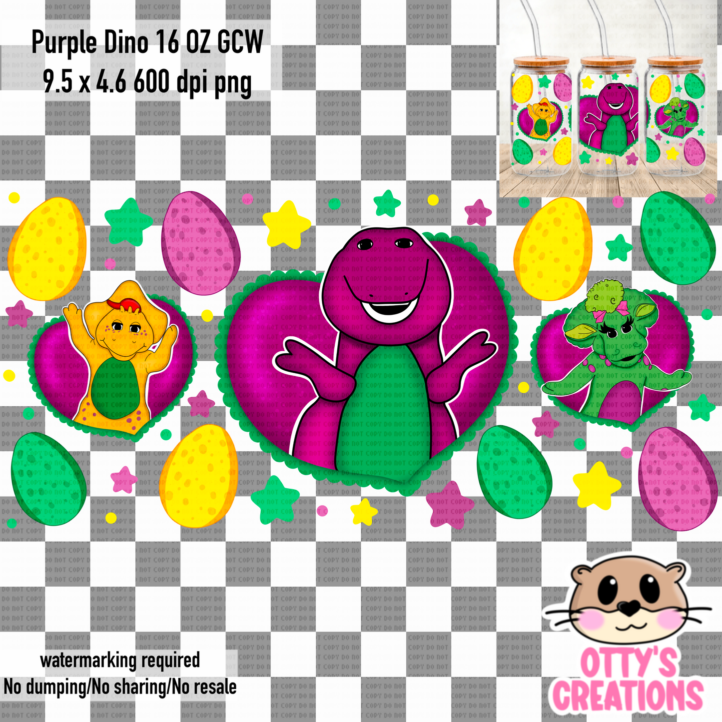 Purple Dinosaur & Friends