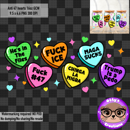 Anti 47 Candy Hearts