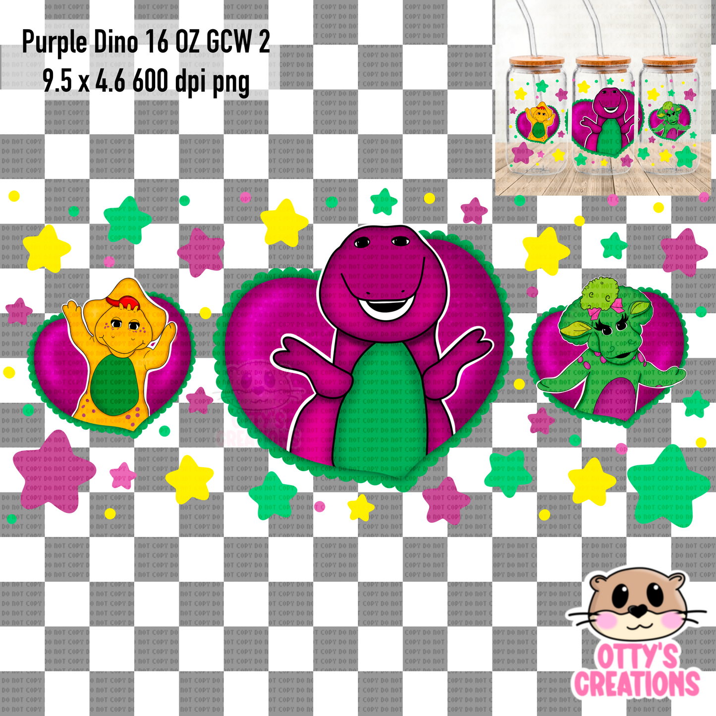 Purple Dinosaur & Friends