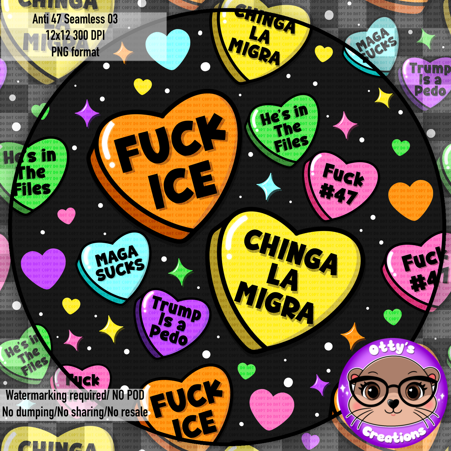 Anti 47 Candy Hearts