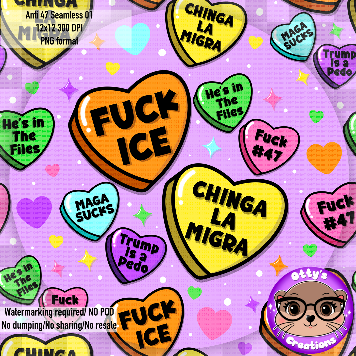 Anti 47 Candy Hearts